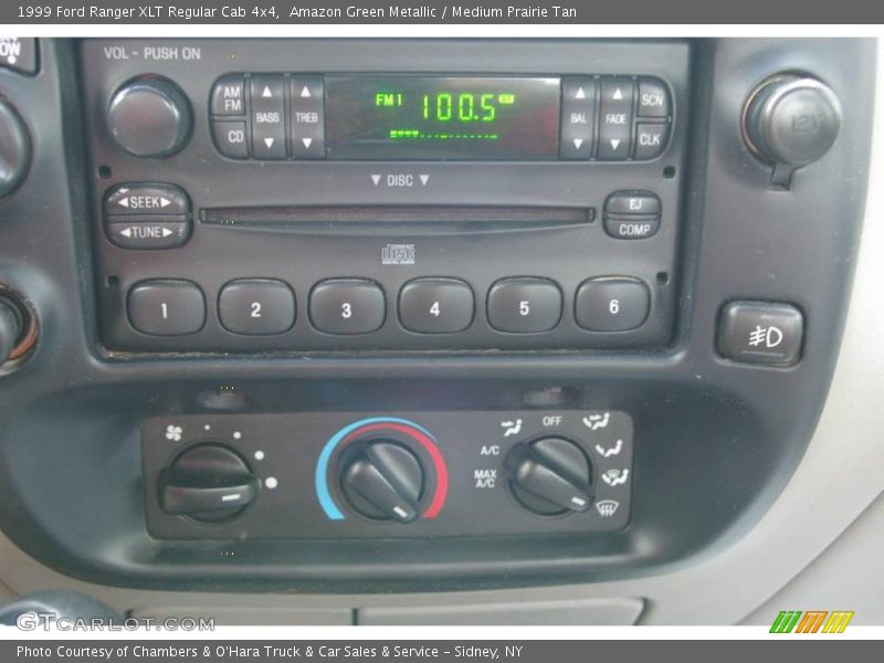 Amazon Green Metallic / Medium Prairie Tan 1999 Ford Ranger XLT Regular Cab 4x4