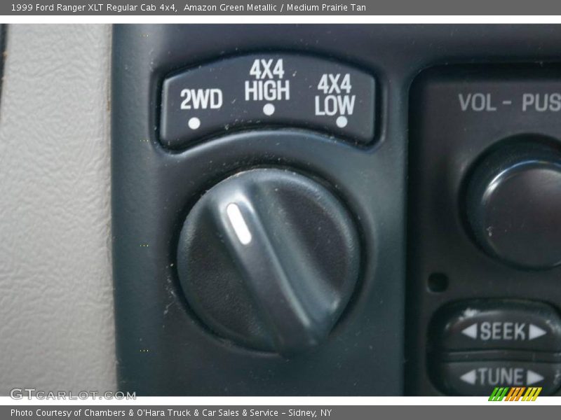 Amazon Green Metallic / Medium Prairie Tan 1999 Ford Ranger XLT Regular Cab 4x4