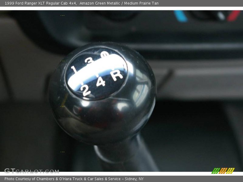 Amazon Green Metallic / Medium Prairie Tan 1999 Ford Ranger XLT Regular Cab 4x4