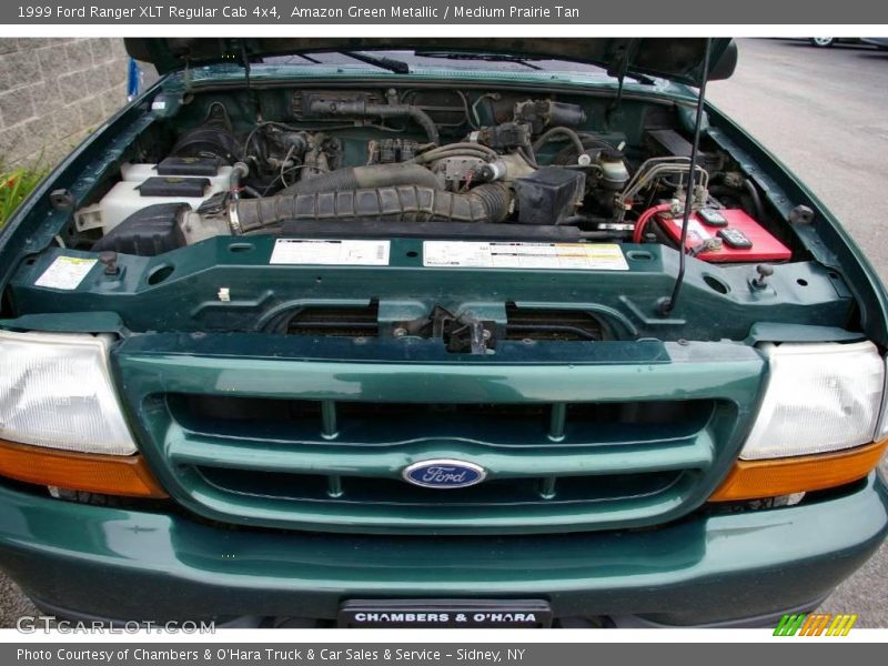 Amazon Green Metallic / Medium Prairie Tan 1999 Ford Ranger XLT Regular Cab 4x4