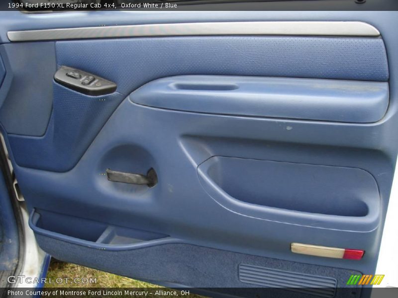 Oxford White / Blue 1994 Ford F150 XL Regular Cab 4x4