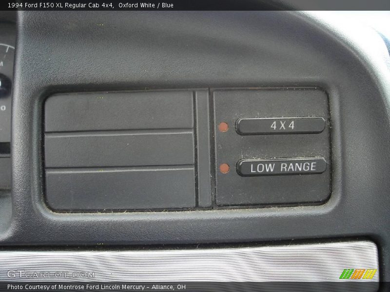Oxford White / Blue 1994 Ford F150 XL Regular Cab 4x4