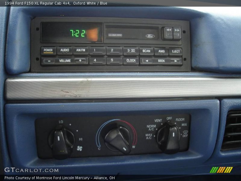 Oxford White / Blue 1994 Ford F150 XL Regular Cab 4x4