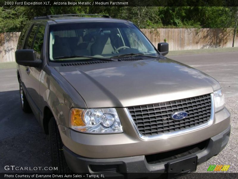 Arizona Beige Metallic / Medium Parchment 2003 Ford Expedition XLT