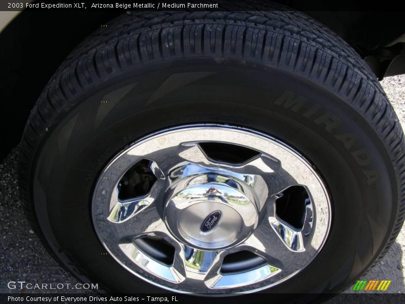 Arizona Beige Metallic / Medium Parchment 2003 Ford Expedition XLT