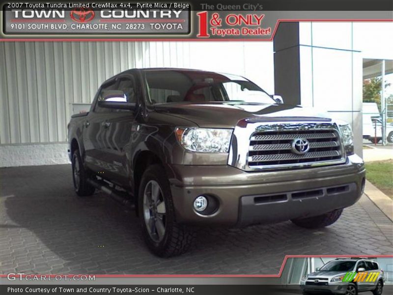 Pyrite Mica / Beige 2007 Toyota Tundra Limited CrewMax 4x4