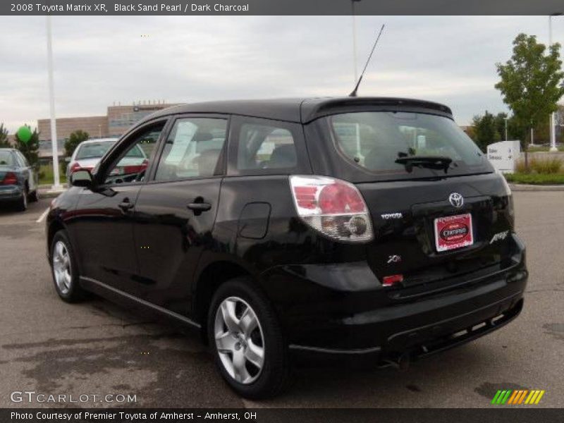 Black Sand Pearl / Dark Charcoal 2008 Toyota Matrix XR