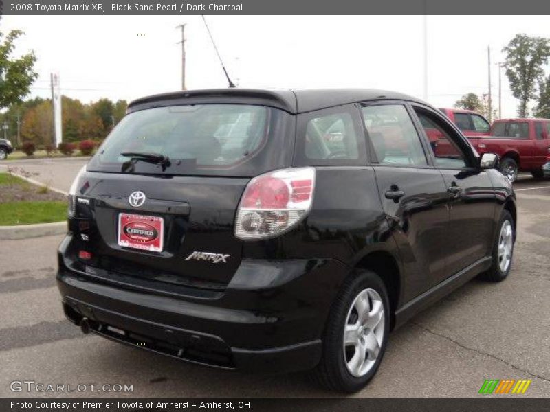 Black Sand Pearl / Dark Charcoal 2008 Toyota Matrix XR