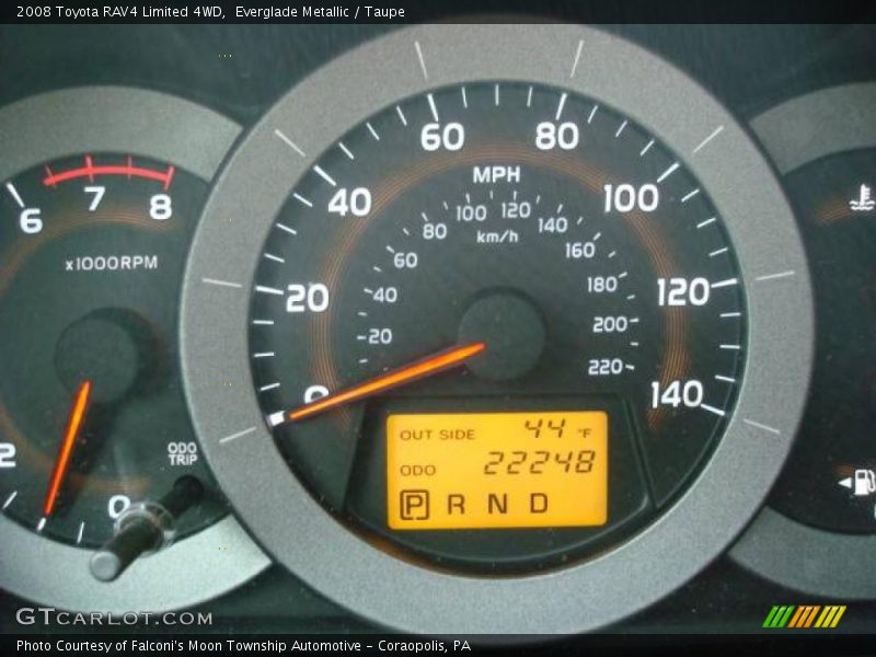 Everglade Metallic / Taupe 2008 Toyota RAV4 Limited 4WD