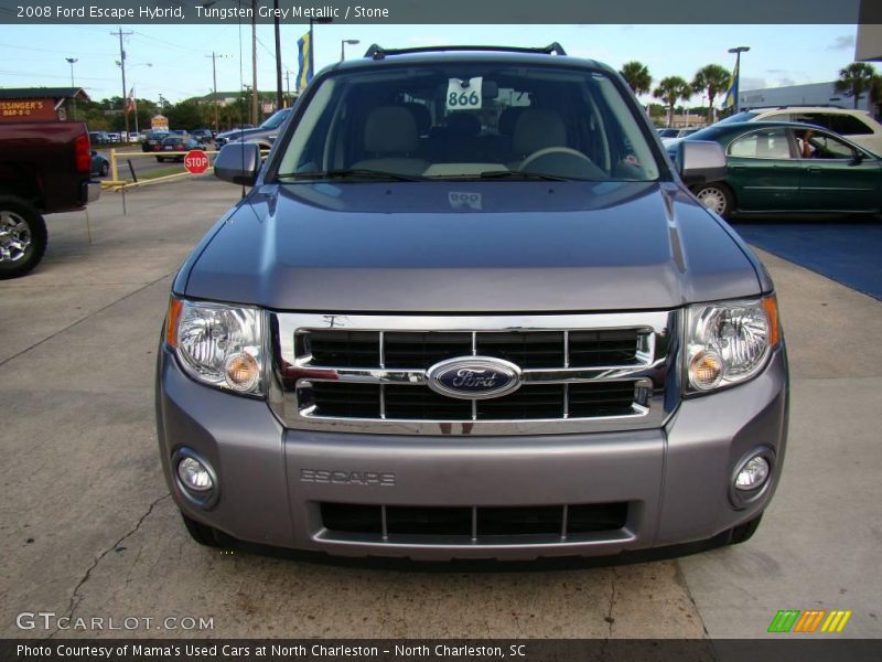Tungsten Grey Metallic / Stone 2008 Ford Escape Hybrid