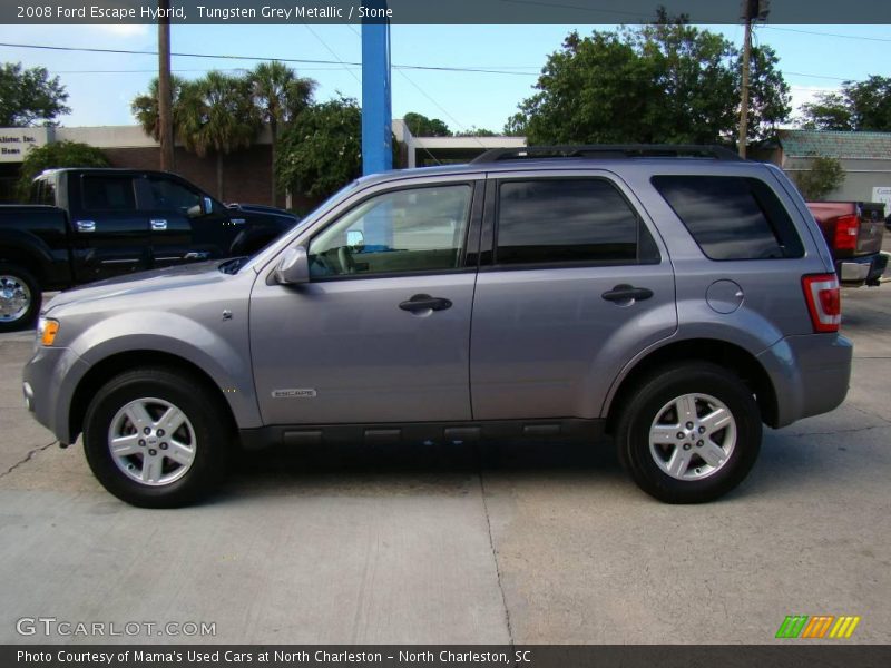 Tungsten Grey Metallic / Stone 2008 Ford Escape Hybrid