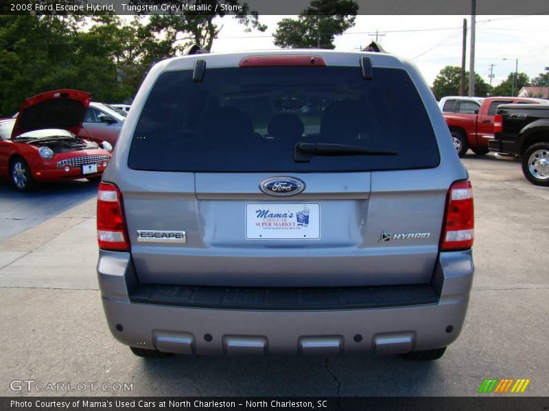 Tungsten Grey Metallic / Stone 2008 Ford Escape Hybrid