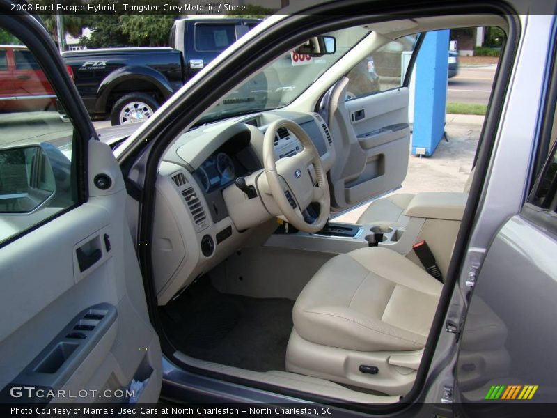 Tungsten Grey Metallic / Stone 2008 Ford Escape Hybrid