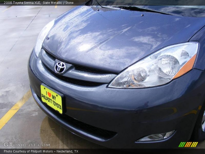 Slate Metallic / Stone 2008 Toyota Sienna XLE