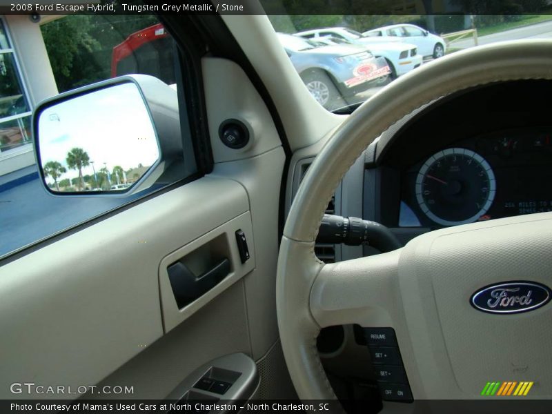 Tungsten Grey Metallic / Stone 2008 Ford Escape Hybrid