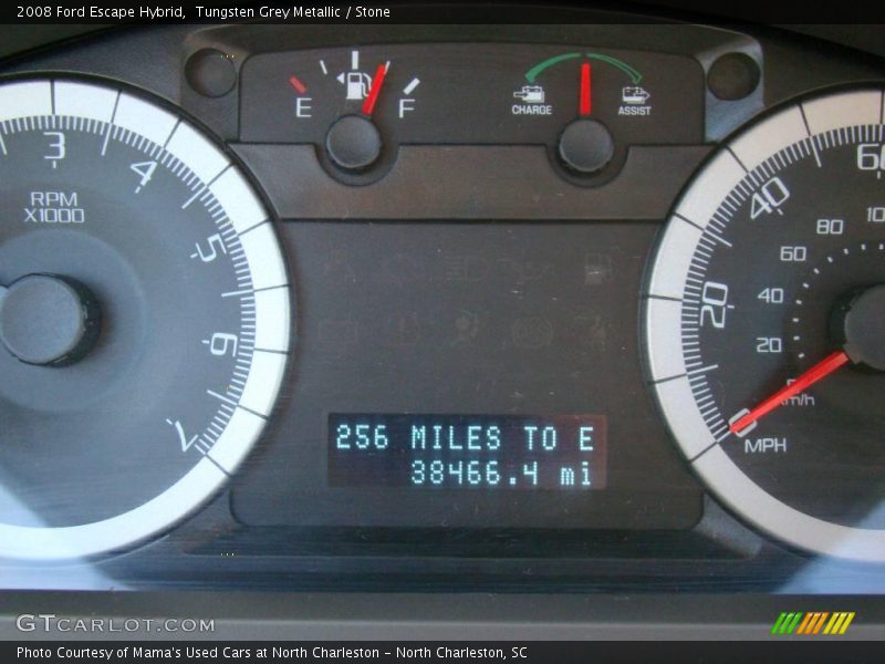 Tungsten Grey Metallic / Stone 2008 Ford Escape Hybrid
