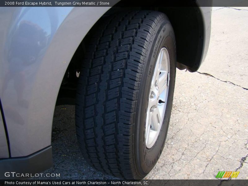 Tungsten Grey Metallic / Stone 2008 Ford Escape Hybrid