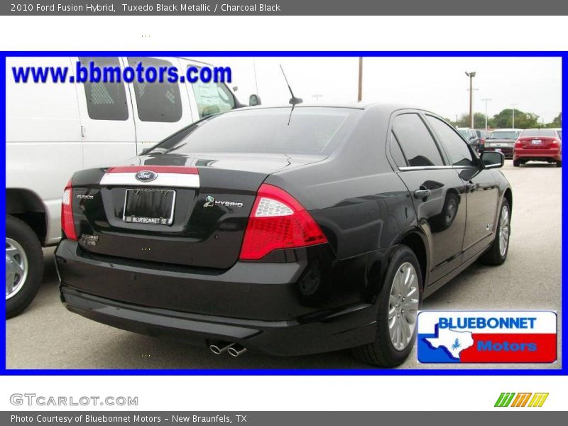 Tuxedo Black Metallic / Charcoal Black 2010 Ford Fusion Hybrid