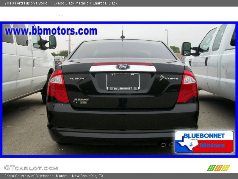 Tuxedo Black Metallic / Charcoal Black 2010 Ford Fusion Hybrid