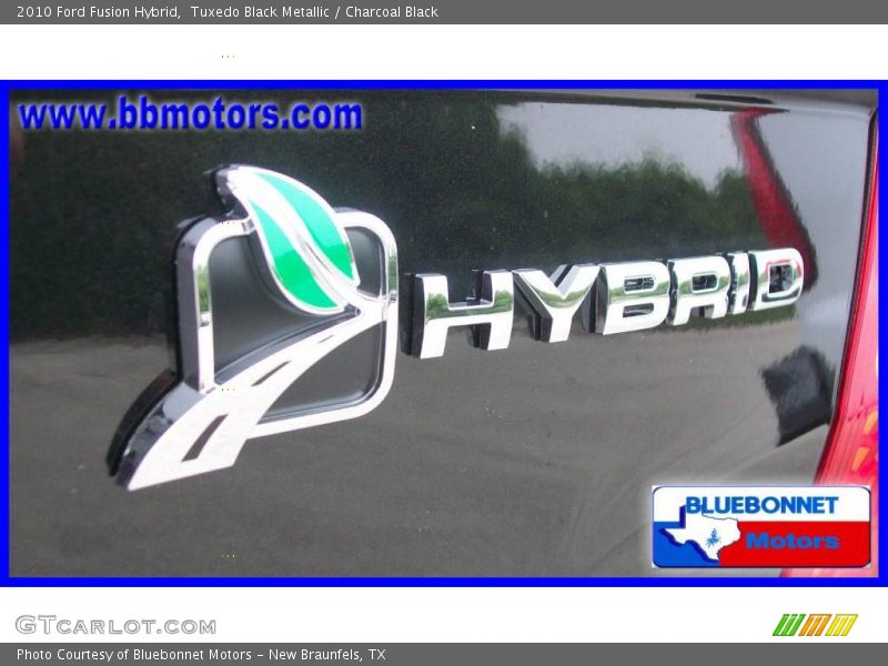 Tuxedo Black Metallic / Charcoal Black 2010 Ford Fusion Hybrid