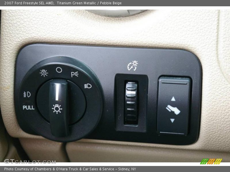Titanium Green Metallic / Pebble Beige 2007 Ford Freestyle SEL AWD