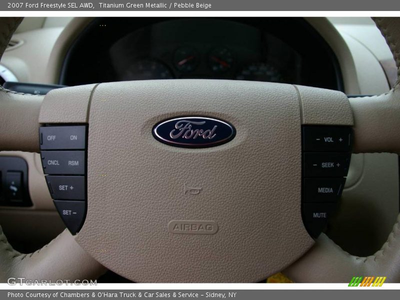 Titanium Green Metallic / Pebble Beige 2007 Ford Freestyle SEL AWD