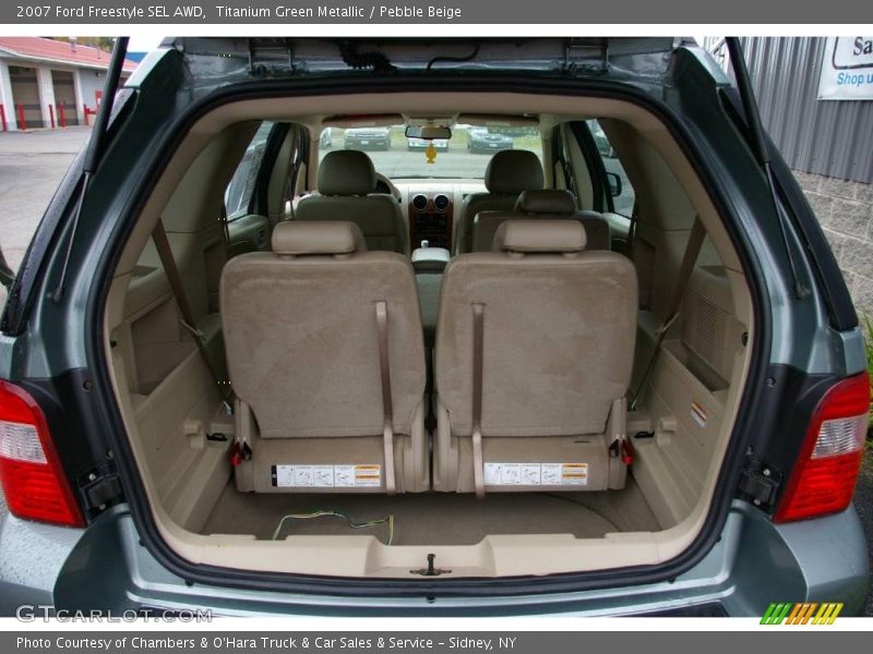 Titanium Green Metallic / Pebble Beige 2007 Ford Freestyle SEL AWD