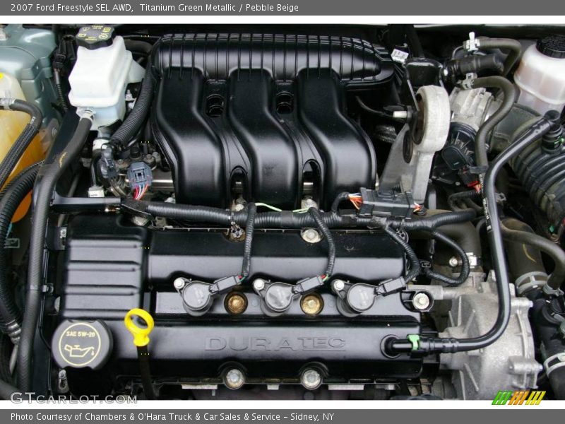 Titanium Green Metallic / Pebble Beige 2007 Ford Freestyle SEL AWD