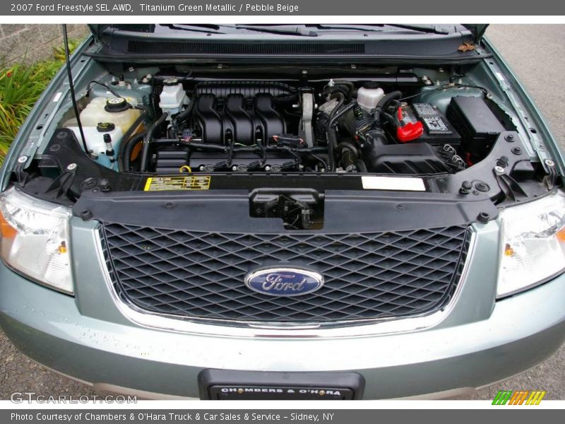 Titanium Green Metallic / Pebble Beige 2007 Ford Freestyle SEL AWD