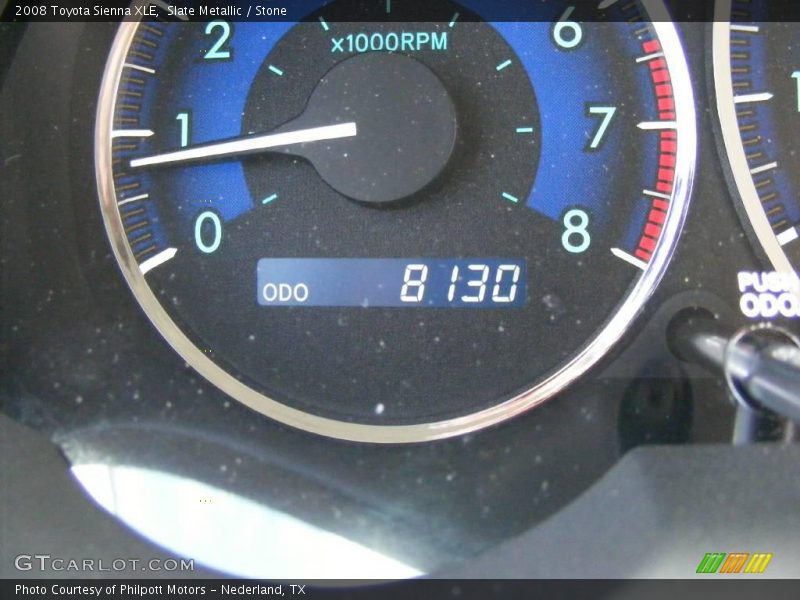 Slate Metallic / Stone 2008 Toyota Sienna XLE