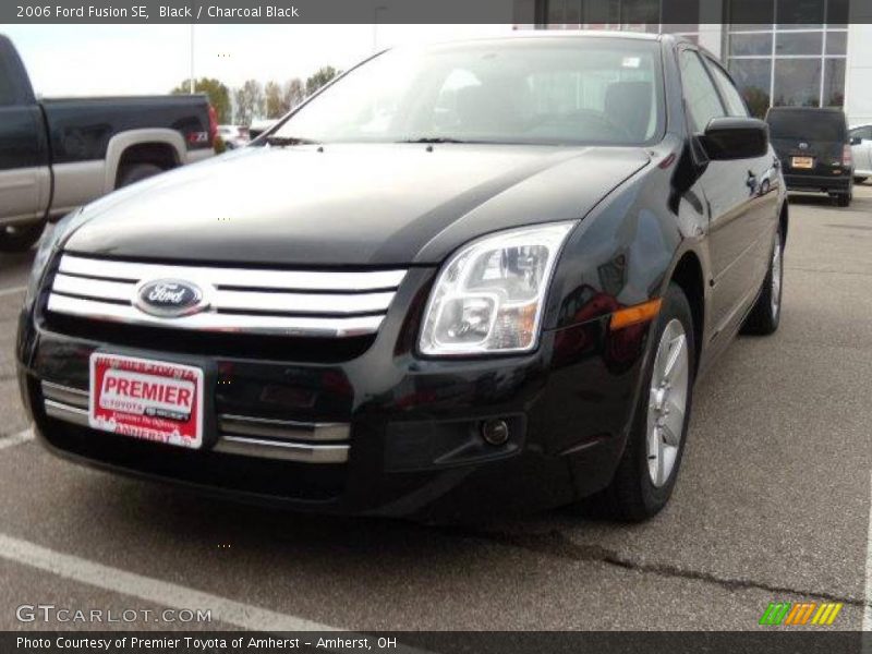 Black / Charcoal Black 2006 Ford Fusion SE