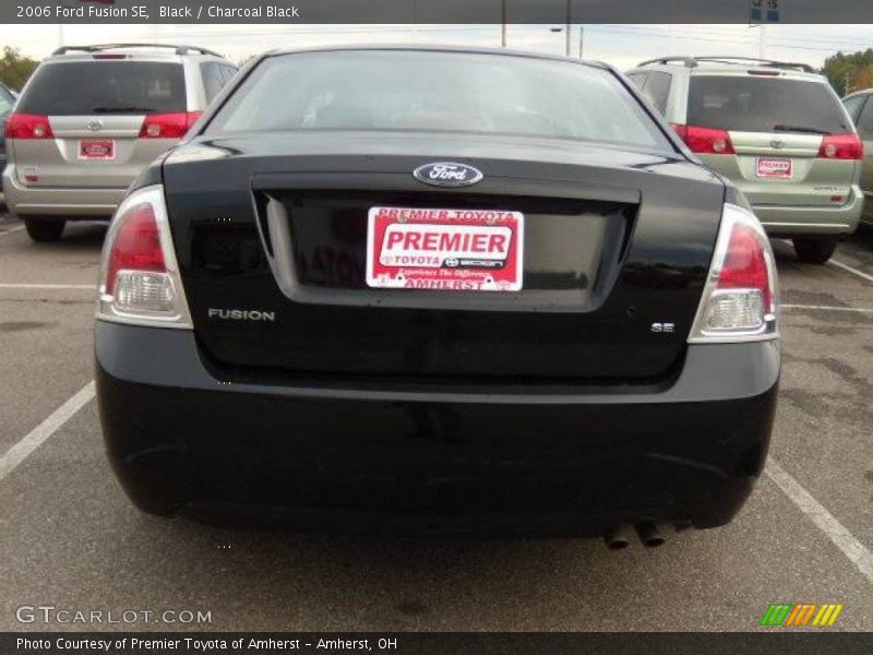 Black / Charcoal Black 2006 Ford Fusion SE