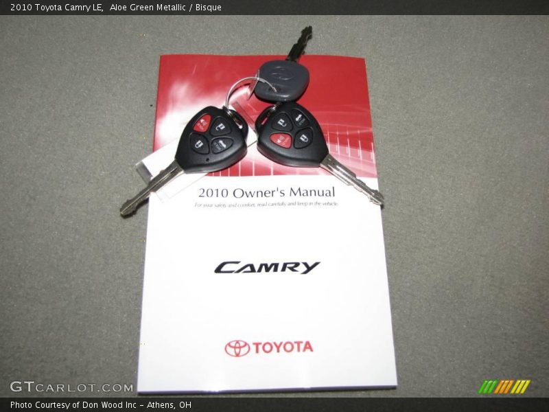 Aloe Green Metallic / Bisque 2010 Toyota Camry LE