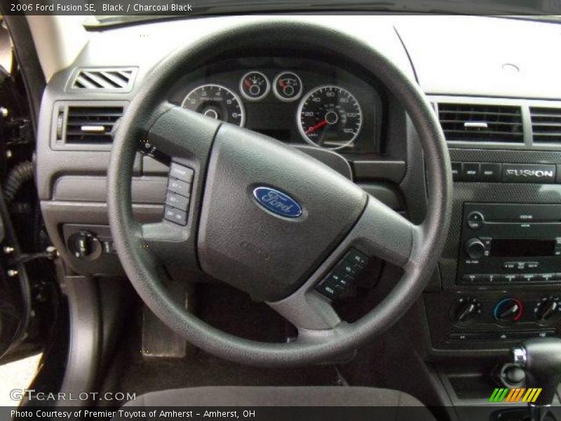 Black / Charcoal Black 2006 Ford Fusion SE