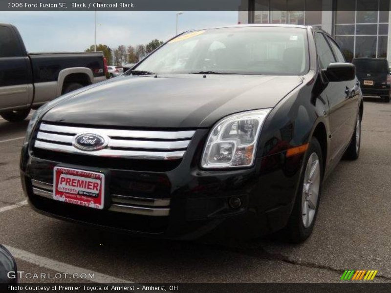 Black / Charcoal Black 2006 Ford Fusion SE