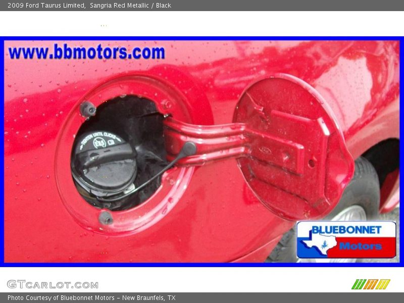 Sangria Red Metallic / Black 2009 Ford Taurus Limited