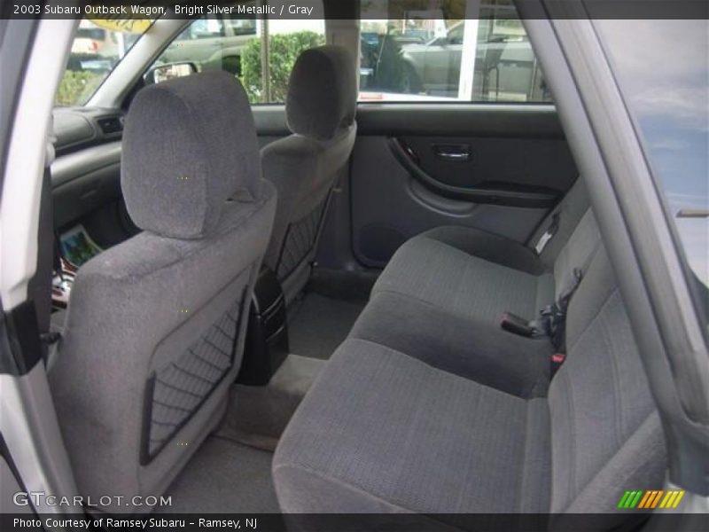 Bright Silver Metallic / Gray 2003 Subaru Outback Wagon