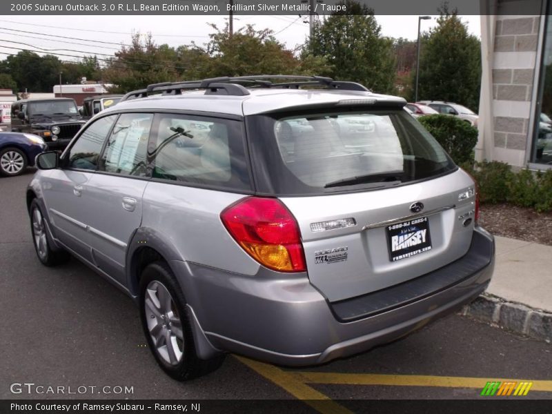 Brilliant Silver Metallic / Taupe 2006 Subaru Outback 3.0 R L.L.Bean Edition Wagon