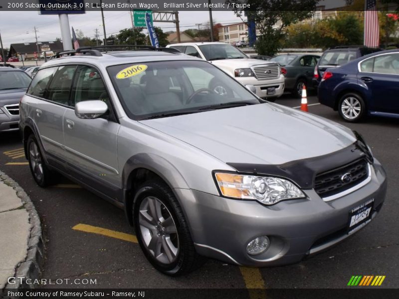 Brilliant Silver Metallic / Taupe 2006 Subaru Outback 3.0 R L.L.Bean Edition Wagon