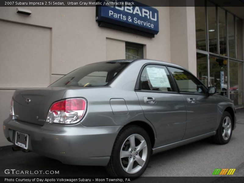 Urban Gray Metallic / Anthracite Black 2007 Subaru Impreza 2.5i Sedan