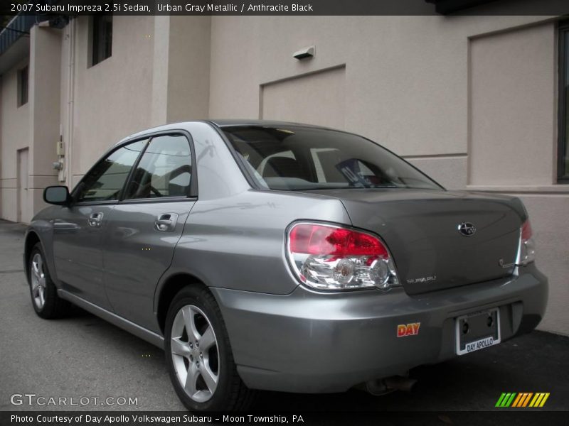 Urban Gray Metallic / Anthracite Black 2007 Subaru Impreza 2.5i Sedan