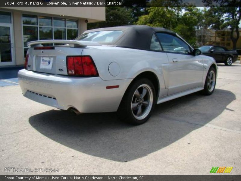 Silver Metallic / Dark Charcoal 2004 Ford Mustang GT Convertible