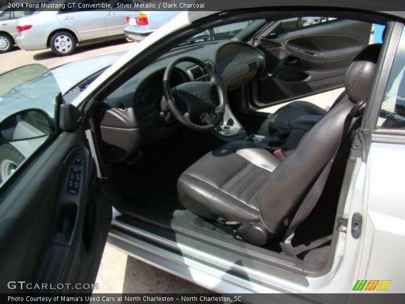 Silver Metallic / Dark Charcoal 2004 Ford Mustang GT Convertible