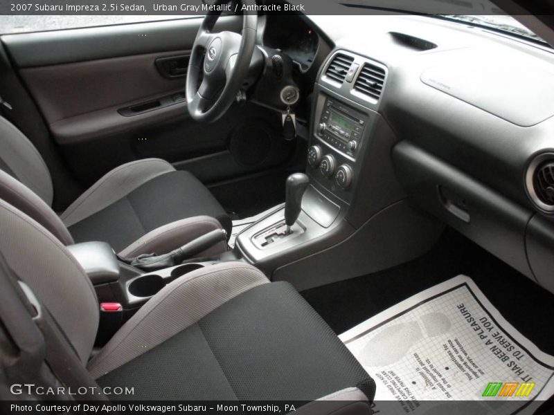 Urban Gray Metallic / Anthracite Black 2007 Subaru Impreza 2.5i Sedan