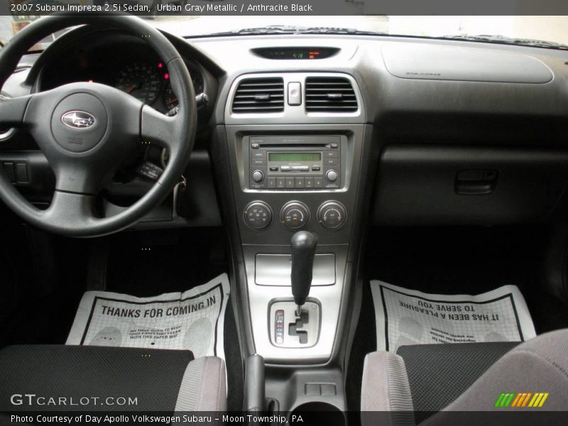 Urban Gray Metallic / Anthracite Black 2007 Subaru Impreza 2.5i Sedan