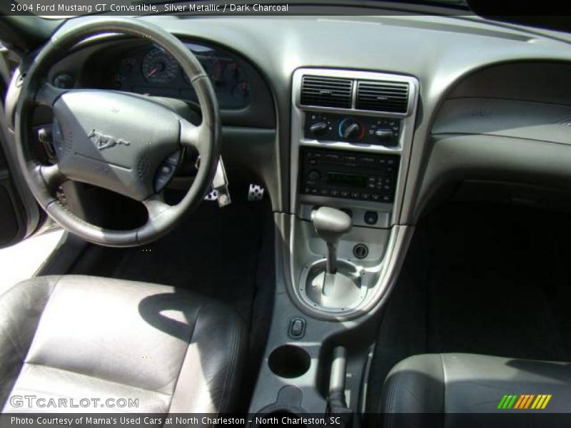 Silver Metallic / Dark Charcoal 2004 Ford Mustang GT Convertible
