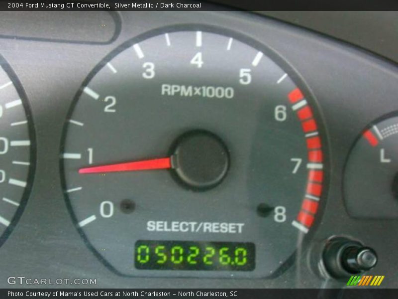 Silver Metallic / Dark Charcoal 2004 Ford Mustang GT Convertible