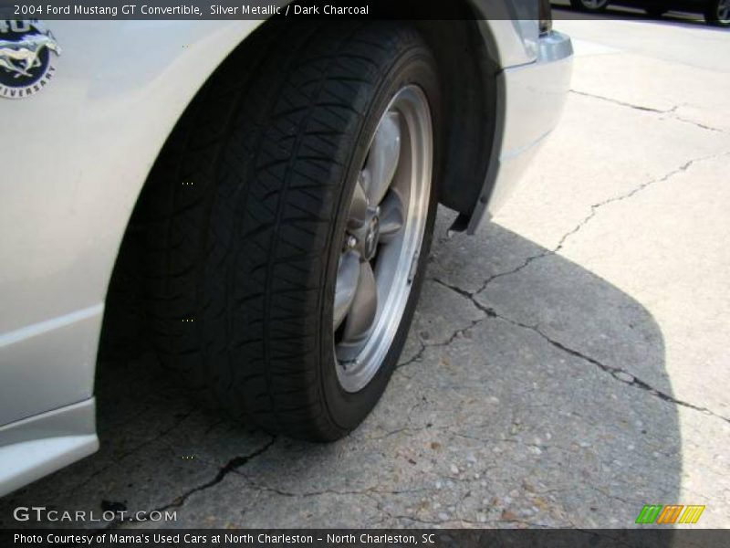 Silver Metallic / Dark Charcoal 2004 Ford Mustang GT Convertible