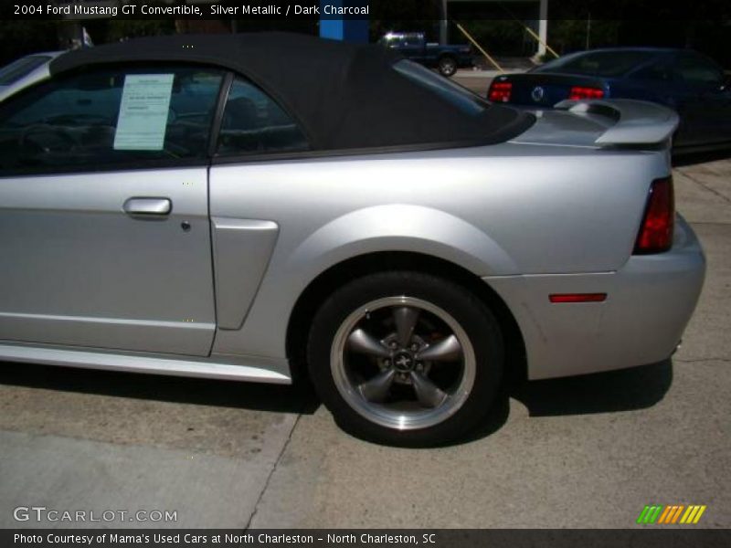 Silver Metallic / Dark Charcoal 2004 Ford Mustang GT Convertible