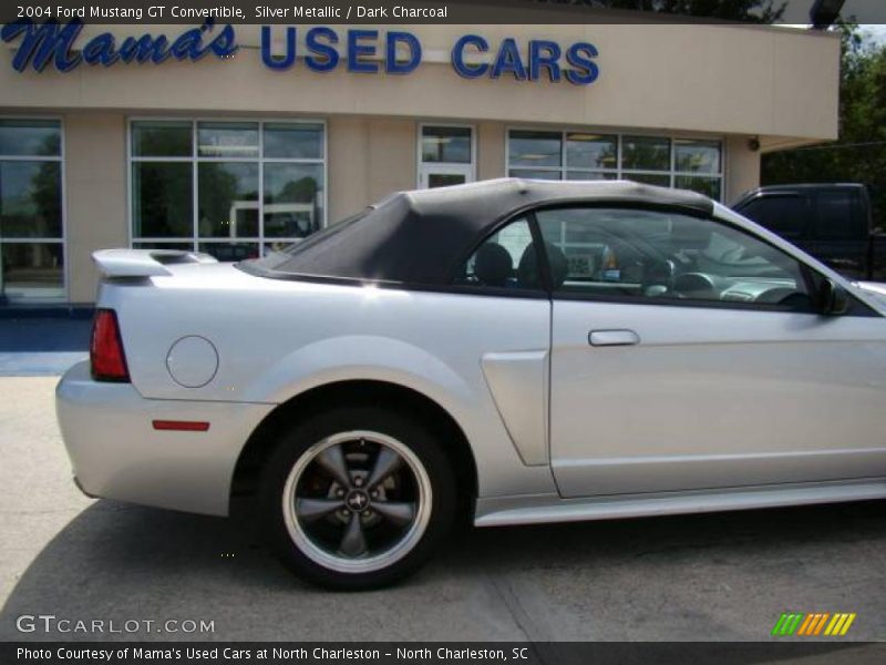 Silver Metallic / Dark Charcoal 2004 Ford Mustang GT Convertible